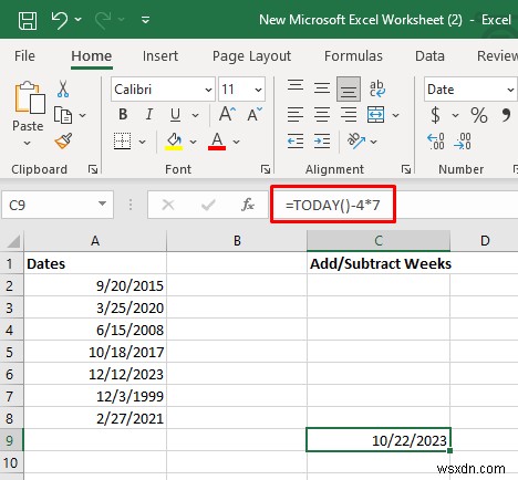 【保存版】Excelで日付の加算・減算をマスター!日数・週数・月数・年数の計算方法をステップ解説