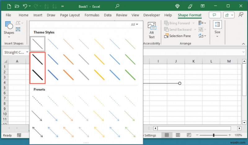 【Excel】線を太く強調する方法|罫線・目盛線・図形の線を見やすくするテクニック