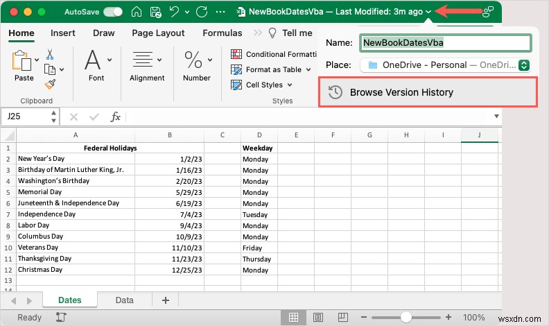 Excelのバージョン履歴を使いこなす方法|過去のワークブックを簡単に表示・復元