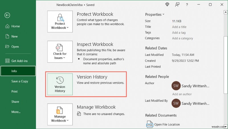 Excelのバージョン履歴を使いこなす方法|過去のワークブックを簡単に表示・復元