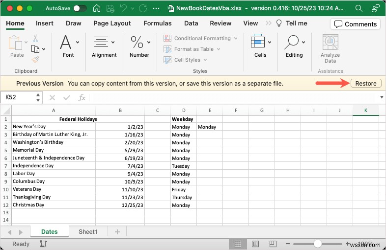 Excelのバージョン履歴を使いこなす方法|過去のワークブックを簡単に表示・復元