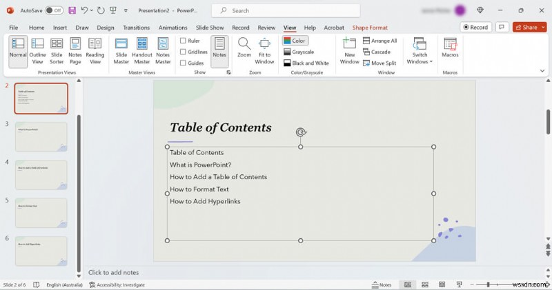 PowerPointで本格的な目次スライドを作成する方法｜初心者向けステップバイステップガイド