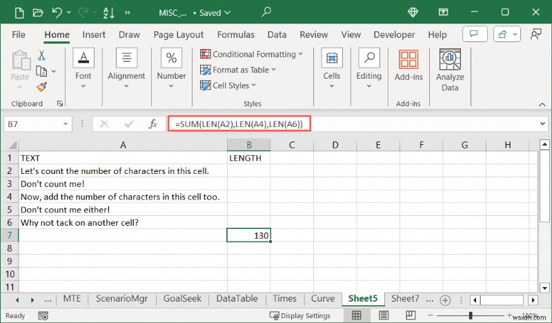 【Excel】LEN関数でセル内の文字数をカウントする方法|特定の文字の出現回数も簡単に数える