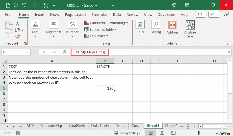 【Excel】LEN関数でセル内の文字数をカウントする方法|特定の文字の出現回数も簡単に数える