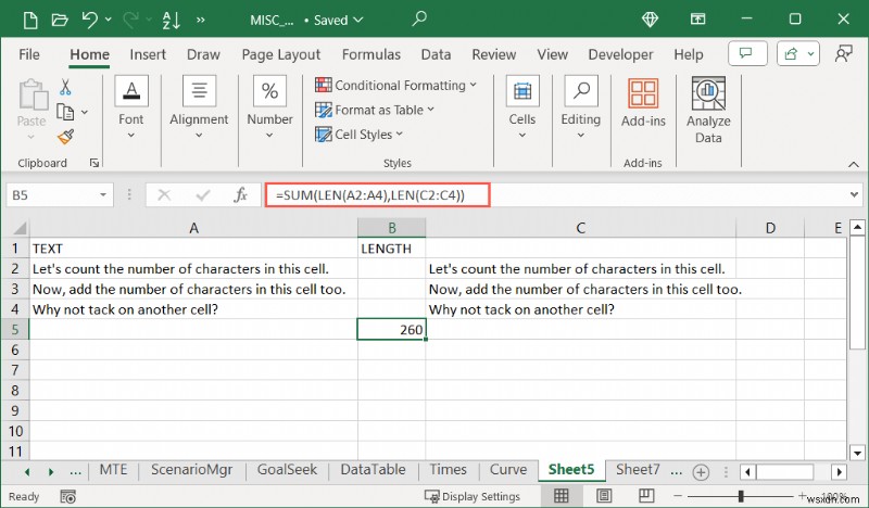 【Excel】LEN関数でセル内の文字数をカウントする方法|特定の文字の出現回数も簡単に数える