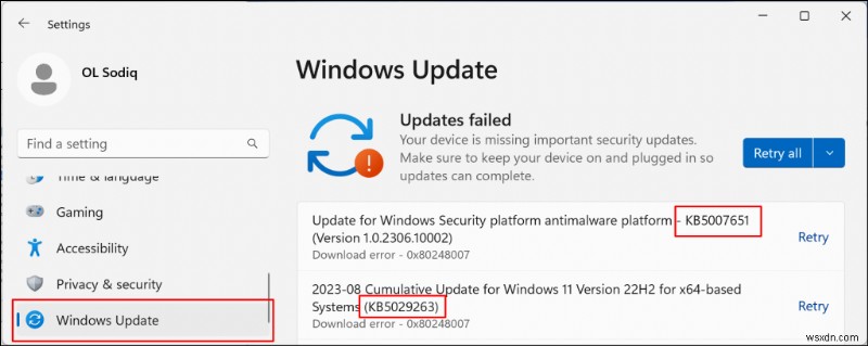 Windows 11アップデートの「予定どおりに完了できませんでした」エラーを素早く解決する方法