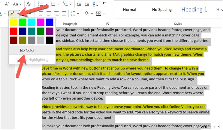 Wordのハイライト(蛍光ペン)機能をマスター!テキストの強調表示を追加・検索・削除する方法