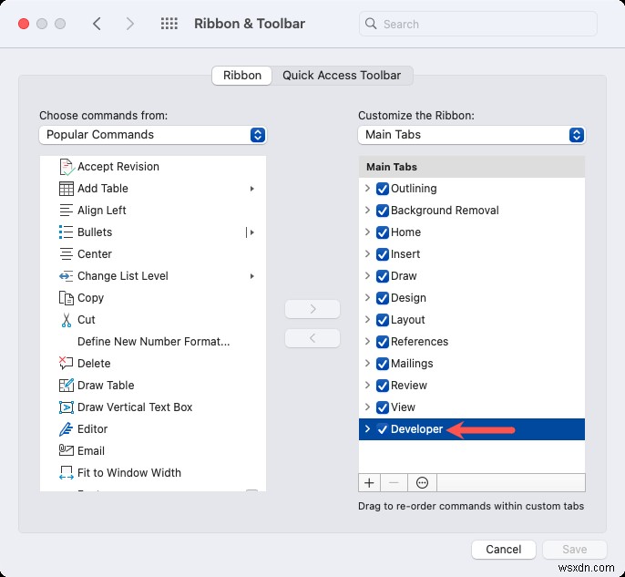 Microsoft Word の「開発」タブを有効にして使いこなす方法|Windows・Mac対応クイックガイド
