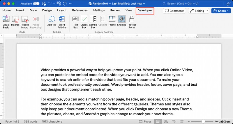 Microsoft Word の「開発」タブを有効にして使いこなす方法|Windows・Mac対応クイックガイド