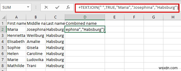 Excelで姓と名を1つのセルに結合する方法|CONCATENATE・TEXTJOIN・フラッシュフィル徹底解説
