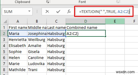 Excelで姓と名を1つのセルに結合する方法|CONCATENATE・TEXTJOIN・フラッシュフィル徹底解説