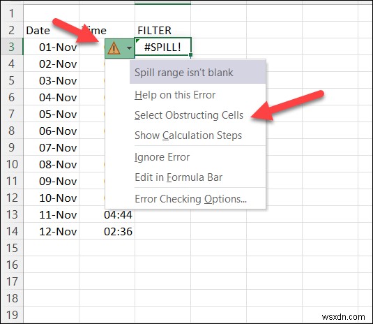 Excelの#SPILL!エラーを解決する方法|原因と対処法をステップごとに解説