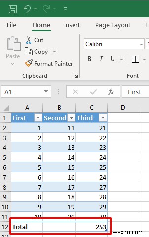 Excelシートに合計行を追加する方法|正確な集計のための5つの簡単な手順