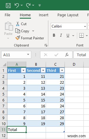 Excelシートに合計行を追加する方法|正確な集計のための5つの簡単な手順