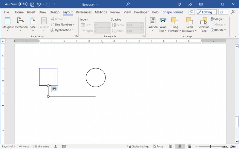 Microsoft Wordでジェノグラムを作成する方法：ステップバイステップ完全ガイド