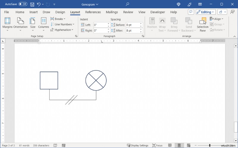 Microsoft Wordでジェノグラムを作成する方法：ステップバイステップ完全ガイド