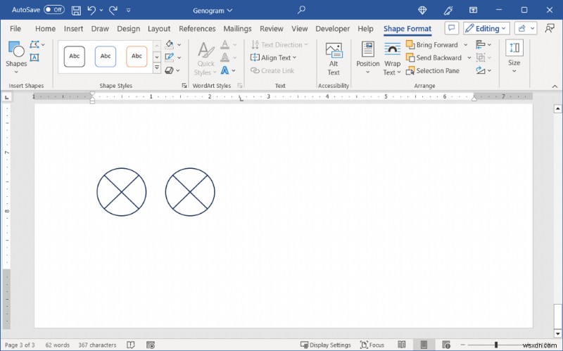 Microsoft Wordでジェノグラムを作成する方法：ステップバイステップ完全ガイド