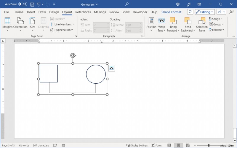 Microsoft Wordでジェノグラムを作成する方法：ステップバイステップ完全ガイド