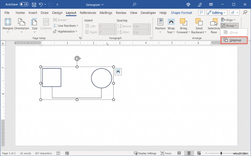 Microsoft Wordでジェノグラムを作成する方法：ステップバイステップ完全ガイド