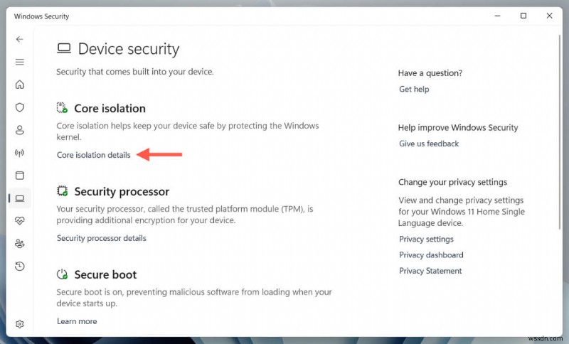 Windows 11で「ローカル セキュリティ機関の保護がオフになっています」通知を消す方法