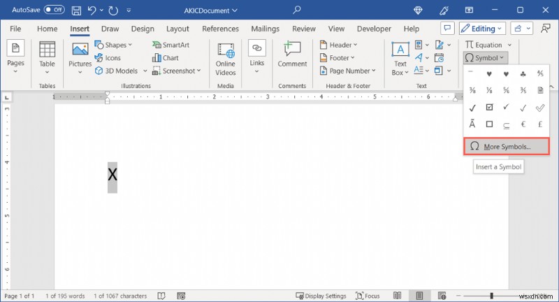 Microsoft WordでXバー（X̄）記号を入力する方法：WindowsとMac対応の簡単な手順