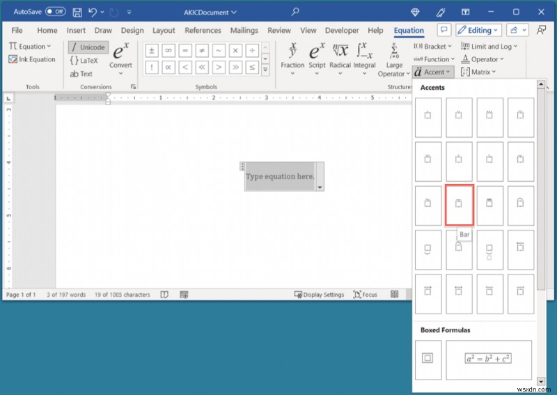 Microsoft WordでXバー（X̄）記号を入力する方法：WindowsとMac対応の簡単な手順