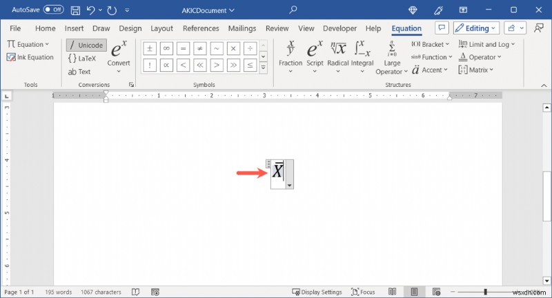 Microsoft WordでXバー（X̄）記号を入力する方法：WindowsとMac対応の簡単な手順