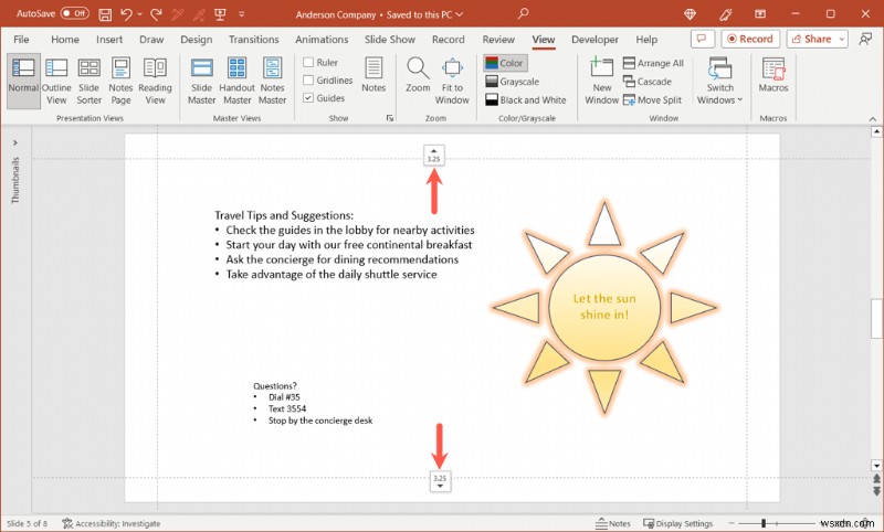 PowerPointでスライドとテキストの余白を調整して、プロフェッショナルなプレゼンに仕上げる方法