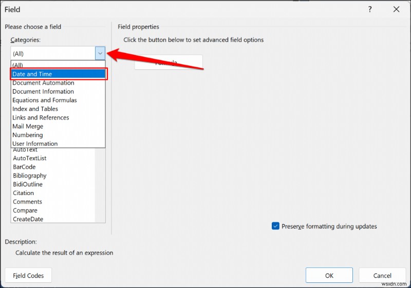 WindowsでWord文書の作成日・更新日を確認・挿入する方法