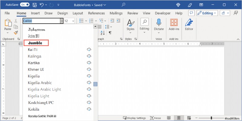 Microsoft Wordでバブル文字(バブルレター)を作る方法|初心者向けステップバイステップガイド