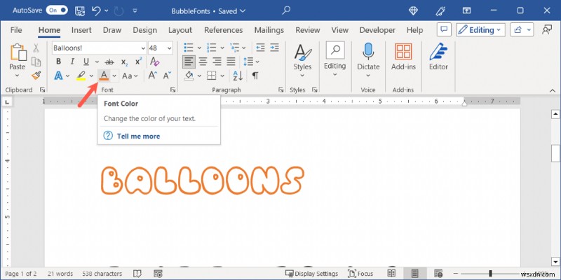 Microsoft Wordでバブル文字(バブルレター)を作る方法|初心者向けステップバイステップガイド