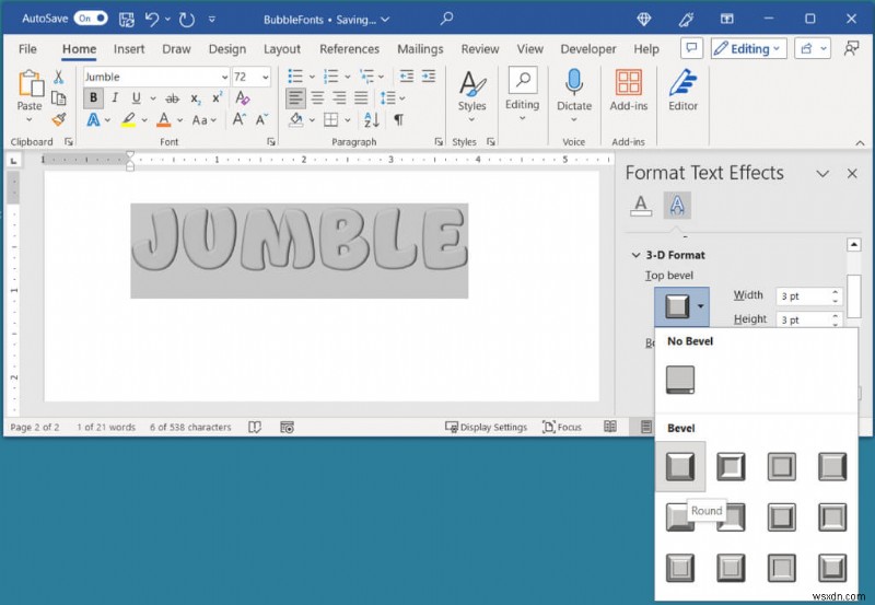 Microsoft Wordでバブル文字(バブルレター)を作る方法|初心者向けステップバイステップガイド