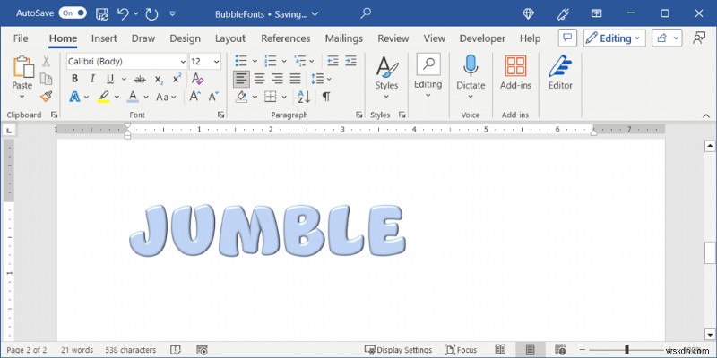 Microsoft Wordでバブル文字(バブルレター)を作る方法|初心者向けステップバイステップガイド