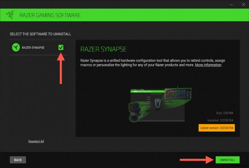 Razer Synapseを安全かつ確実にアンインストールする方法【Windows/Mac対応】