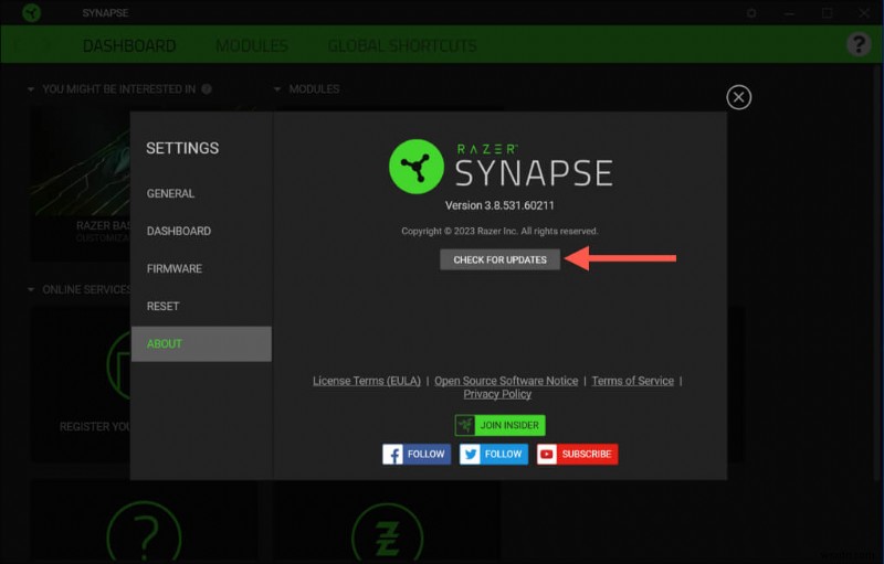 Razerデバイスを最高の状態に保つ方法:WindowsでRazer Synapseを最新版に更新する手順