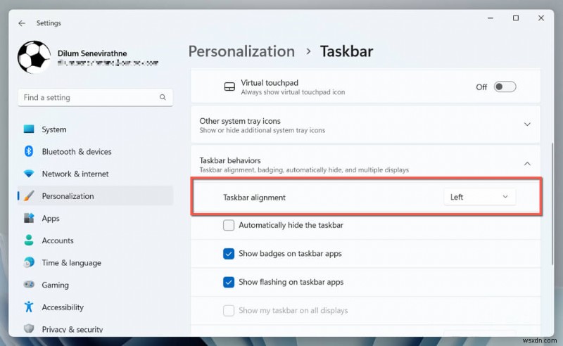 Windows 11のタスクバーで天気表示をオン・オフする簡単な方法