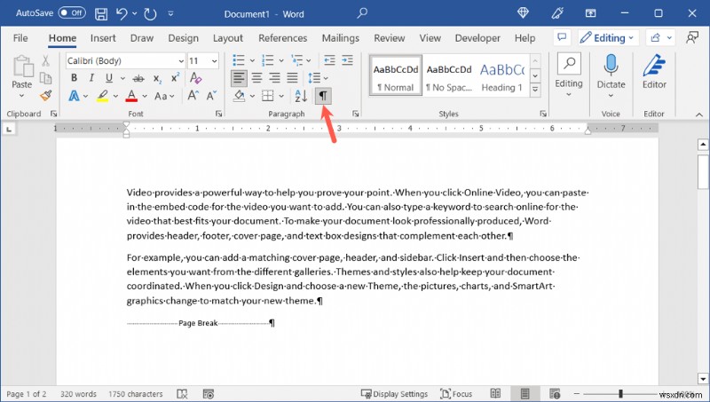 Windows・Mac・Web版Microsoft Wordで改ページを簡単に削除する方法