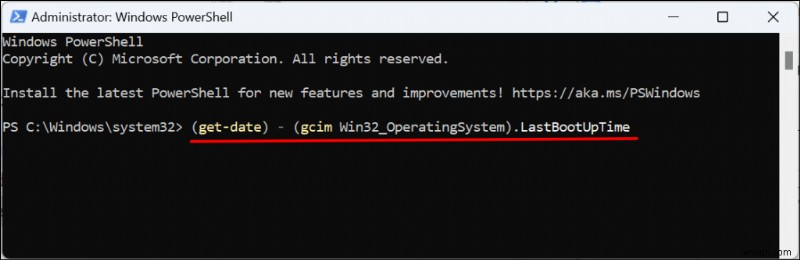 【Windows 11】タスクマネージャー・コマンドプロンプト・PowerShellでPCの稼働時間を確認する方法