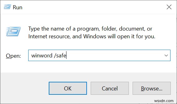 Wordで「ファイルを開くときにエラーが発生しました」と表示されたときの対処法