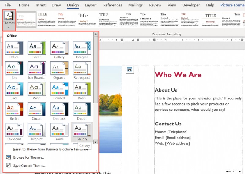 Microsoft Wordのテンプレートで魅力的なパンフレットを簡単に作成する方法