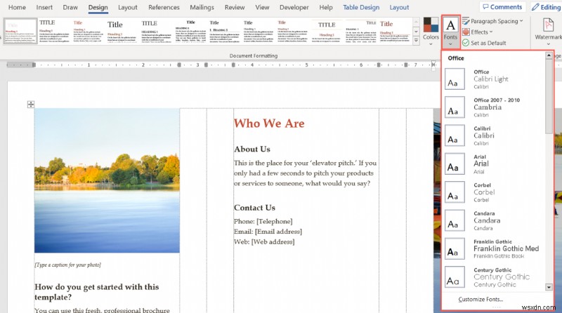 Microsoft Wordのテンプレートで魅力的なパンフレットを簡単に作成する方法