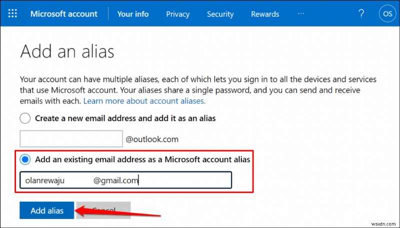 Microsoftアカウントのメールアドレスを簡単に変更する方法|エイリアスの追加・削除・切り替え手順