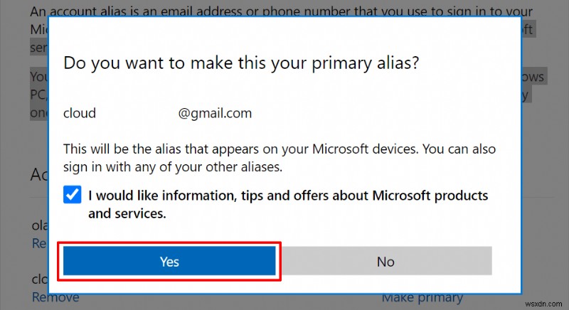 Microsoftアカウントのメールアドレスを簡単に変更する方法|エイリアスの追加・削除・切り替え手順