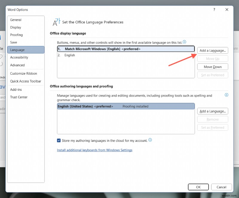 Microsoft Wordの表示言語・編集言語を変更する方法【Windows／Mac／オンライン対応】
