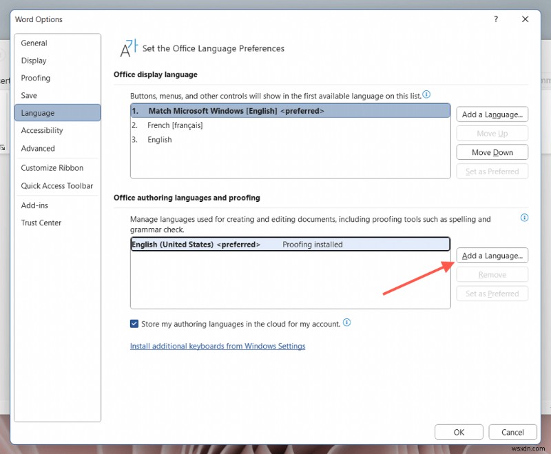 Microsoft Wordの表示言語・編集言語を変更する方法【Windows／Mac／オンライン対応】