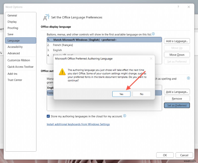 Microsoft Wordの表示言語・編集言語を変更する方法【Windows／Mac／オンライン対応】