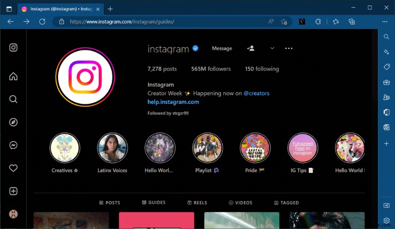 Windows版Instagram Webでダークモードを有効にする方法|ステップバイステップガイド
