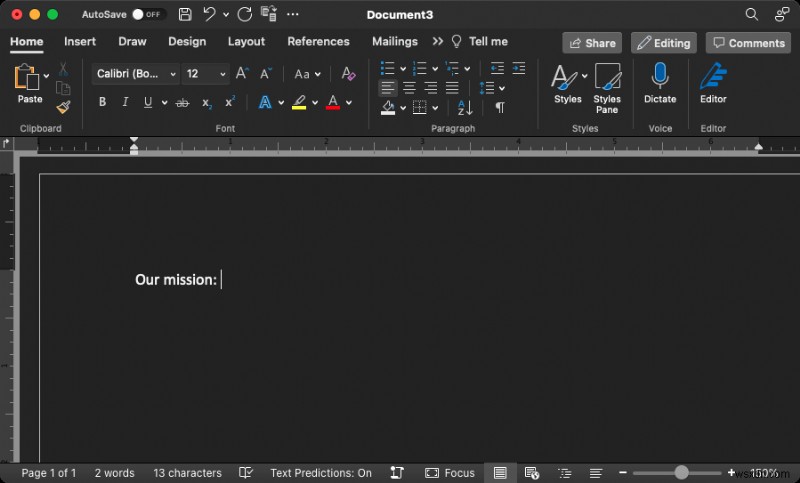 Microsoft Wordのダークモード完全ガイド:WindowsとMacでの有効化・無効化の方法