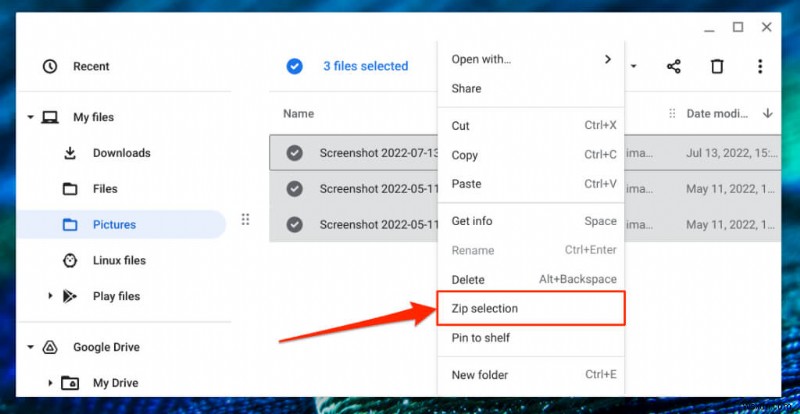 ChromebookでファイルをZIP圧縮・解凍する方法:初心者向け簡単ガイド