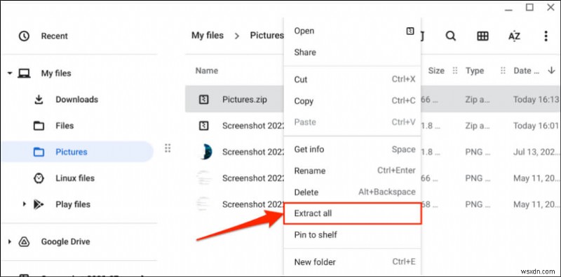 ChromebookでファイルをZIP圧縮・解凍する方法:初心者向け簡単ガイド